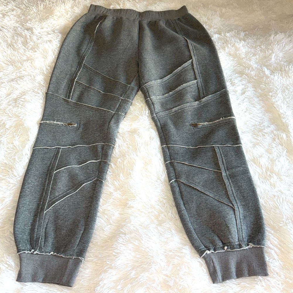 Moto style joggers